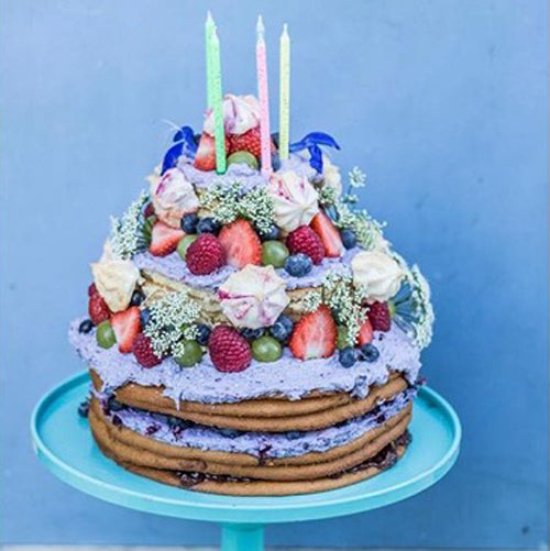 Green Goddess fødselsdagslagkage, der er glutenfri og laktosefri