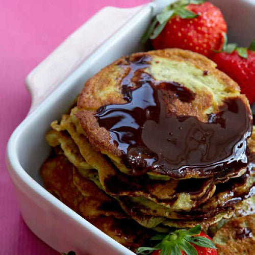 Bananpandekager med quinoamel