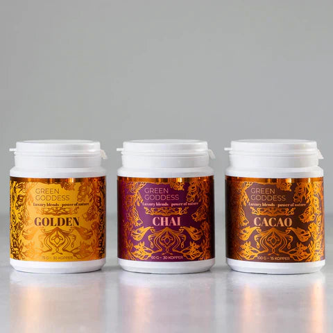 Varme drikke uden sukker, mælkeprodukter og koffein