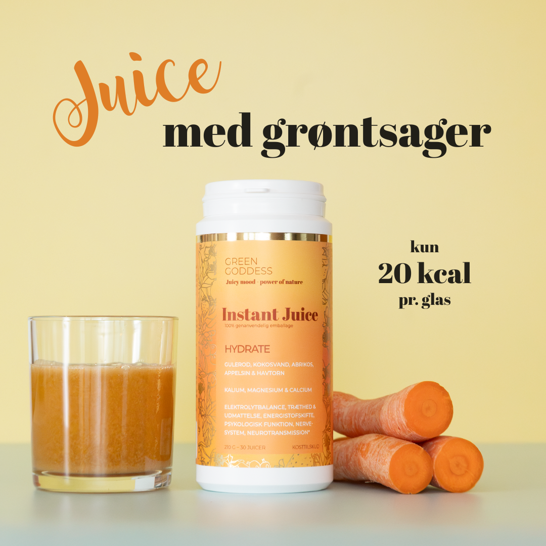 "Jamen, hvor mange kalorier er der i instant juice?"