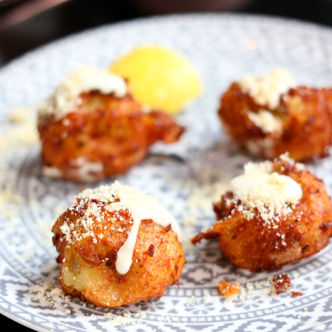 Blomkåls Nuggets med dip