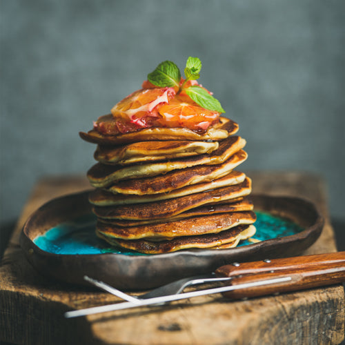 Bananpandekager uden gluten