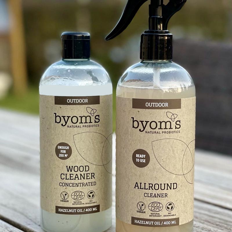 Byoms Wood Cleaner til havemøbler