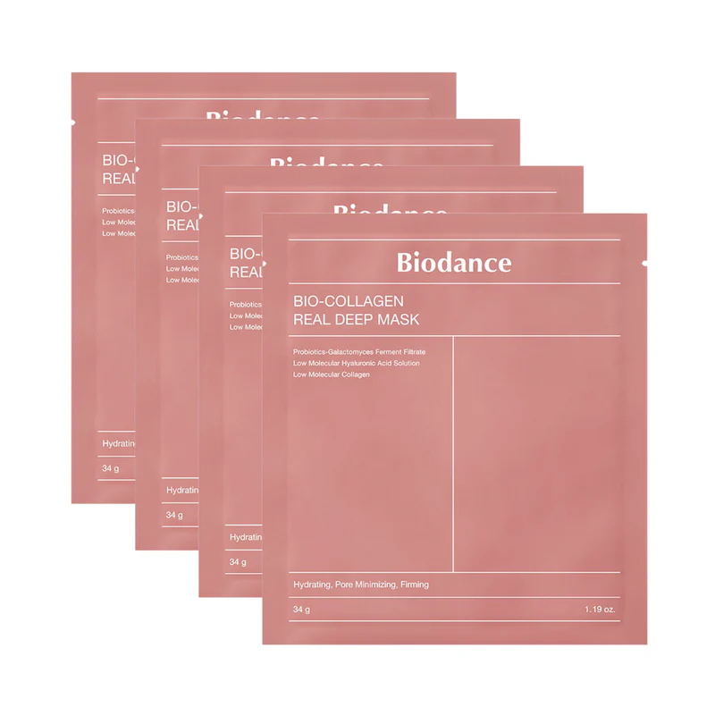Biodance Bio-Collagen sheet masker i 4pak
