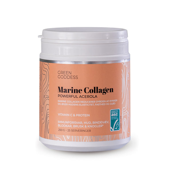 NY! Powerful Acerola Collagen, 250 g. inkl. C-vitamin og protein