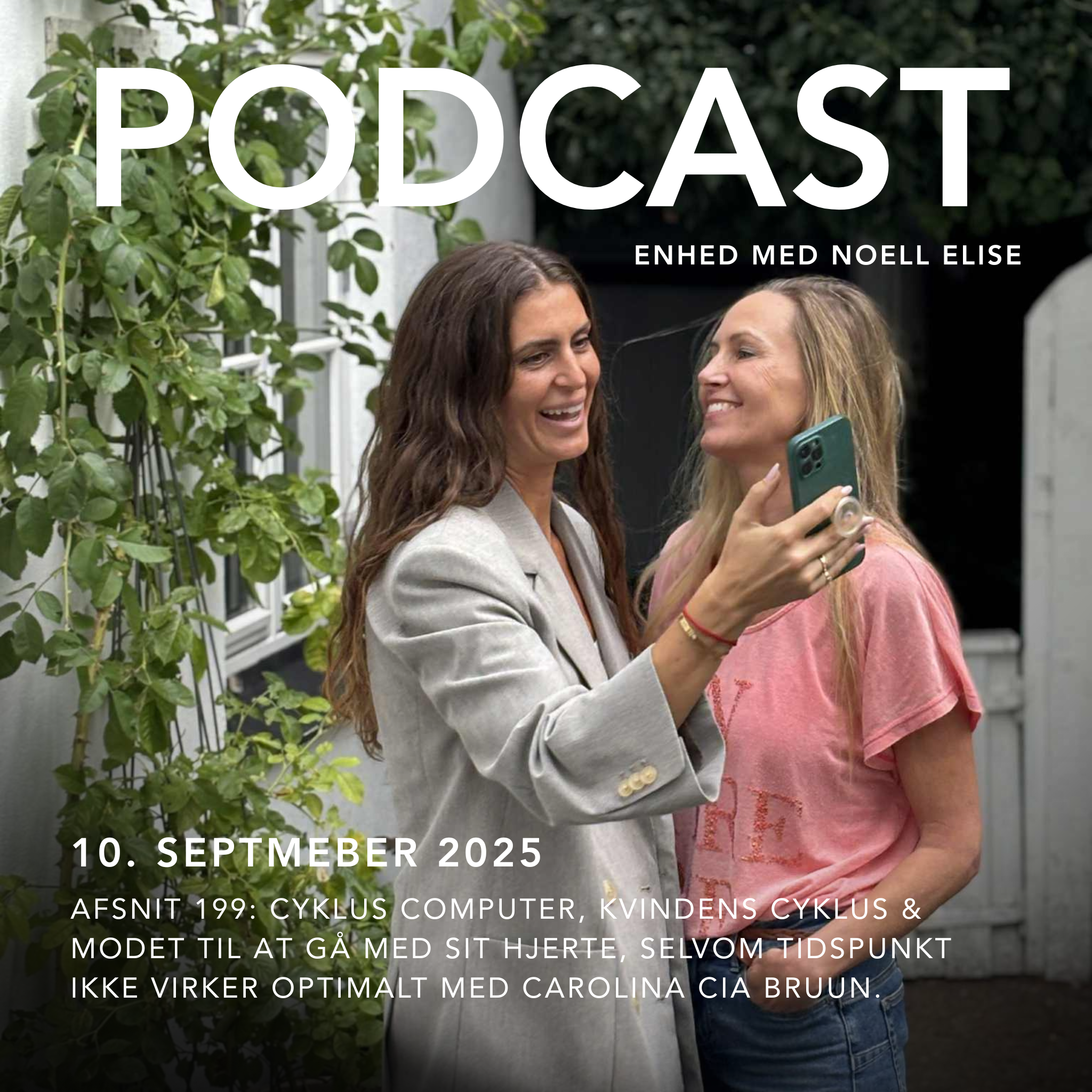 Hør afsnittet af podcasten ENHED med Noell Elise, hvor Carolina Cia Bruun fra Green Goddess medvirker.