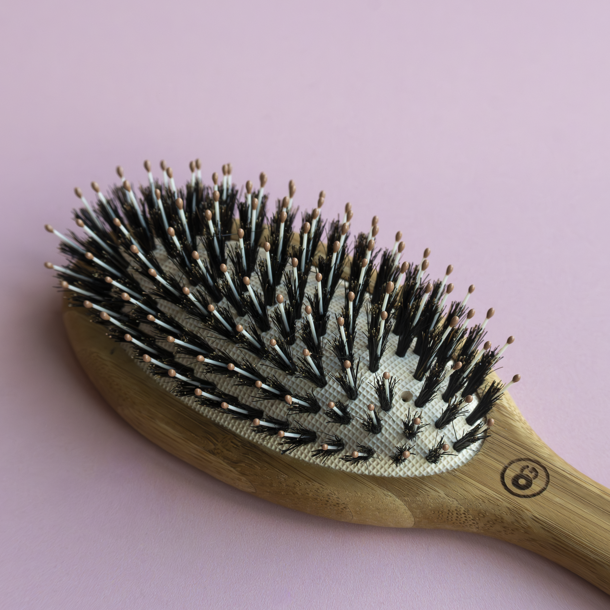 Bambus Ion Hårbørste Combo