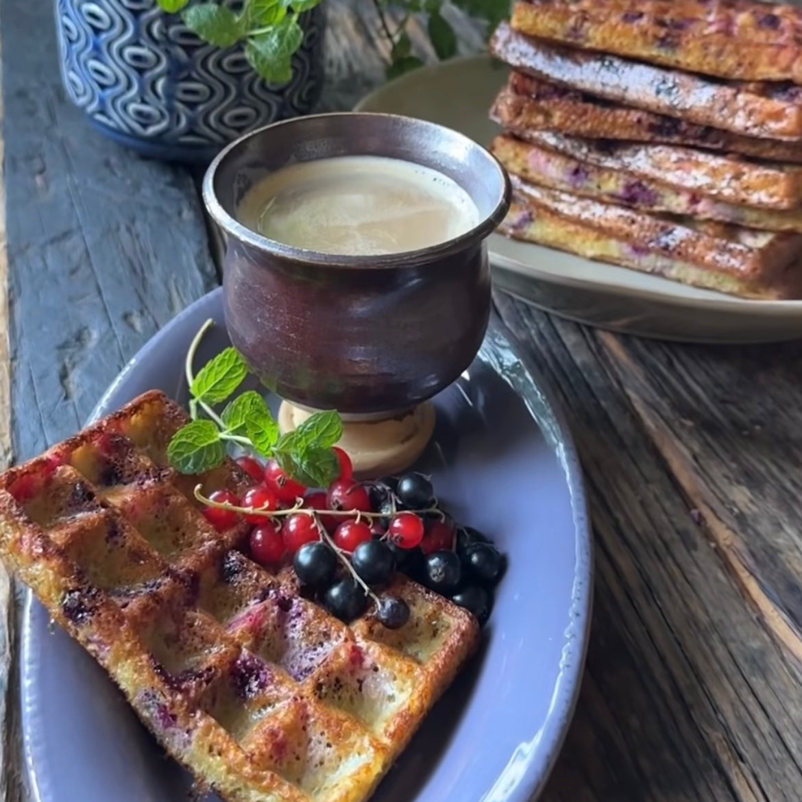 Forudbestilling: Vaffelform (BPA-fri silikone) - forventet levering i uge 49