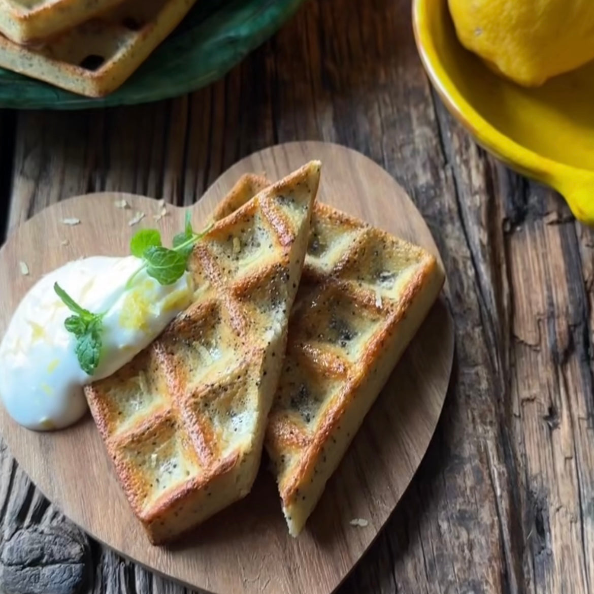 Forudbestilling: Vaffelform (BPA-fri silikone) - forventet levering i uge 49