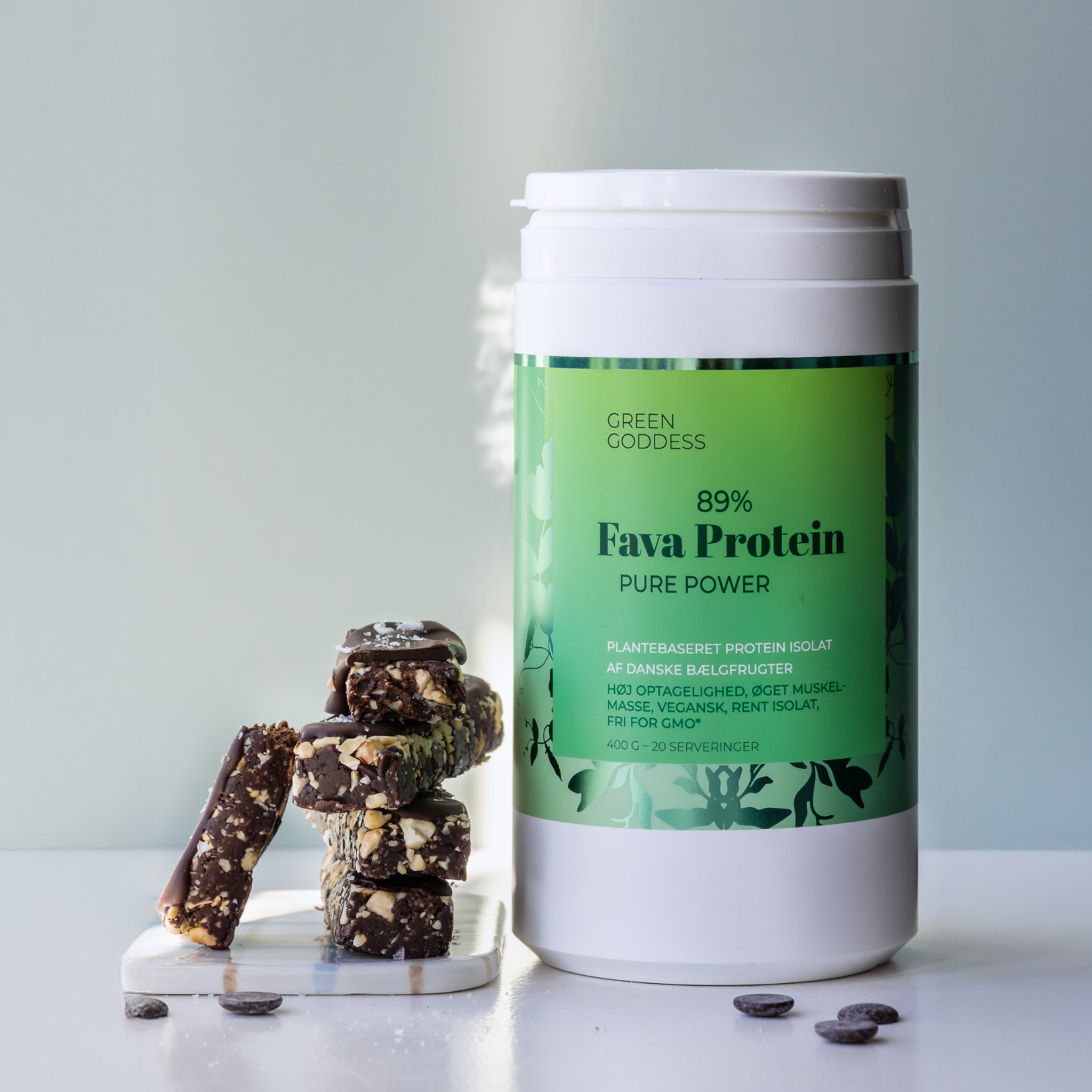 Pure Power Fava Protein, 400 g.