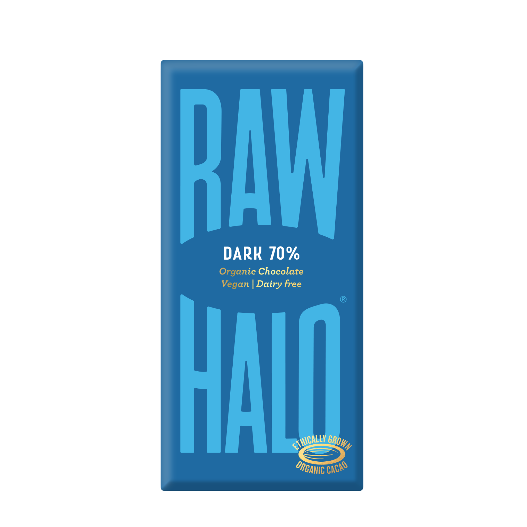 Raw Halo mørk chocolate med 70% cacao