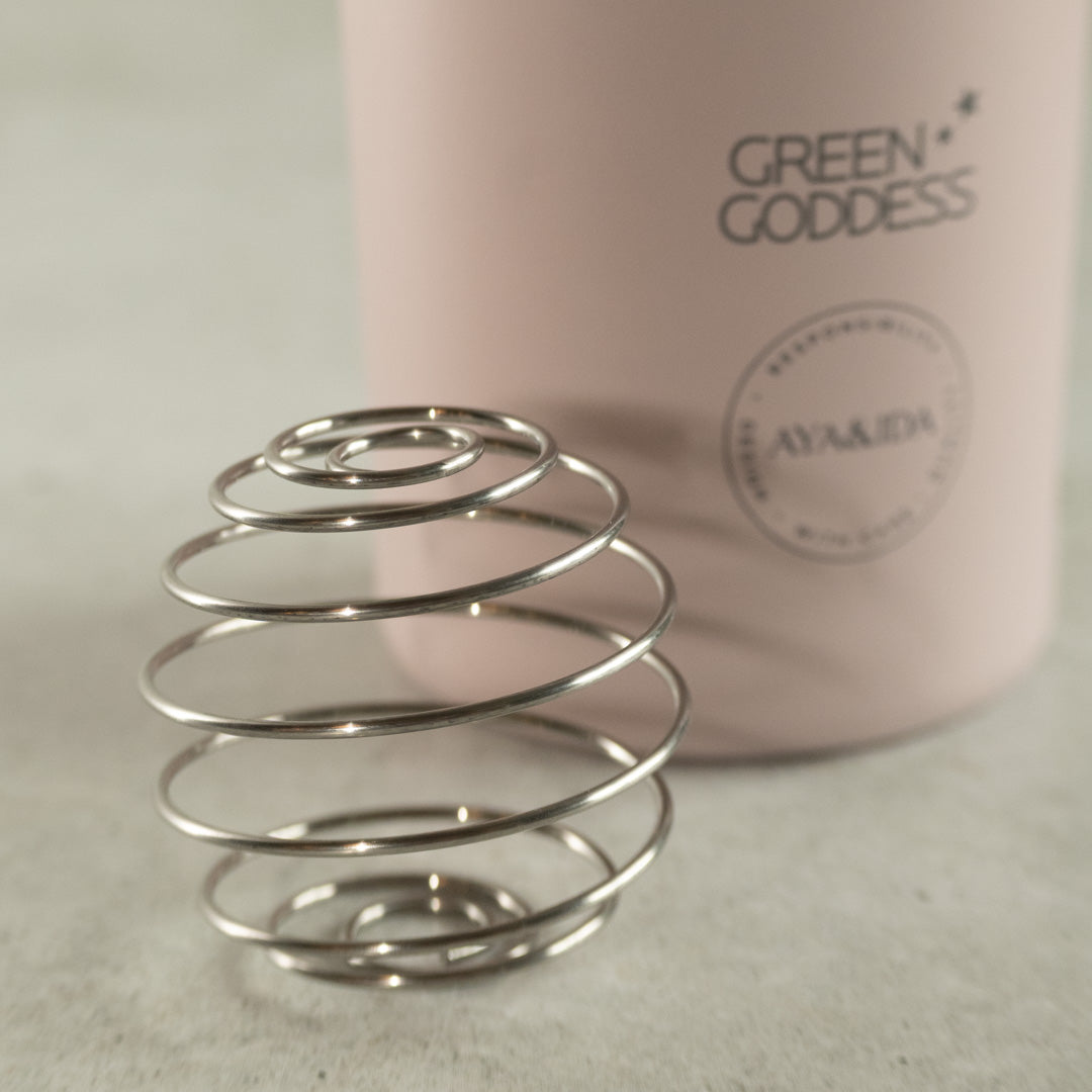 Green Goddess proteinshaker med mix-bold i stål