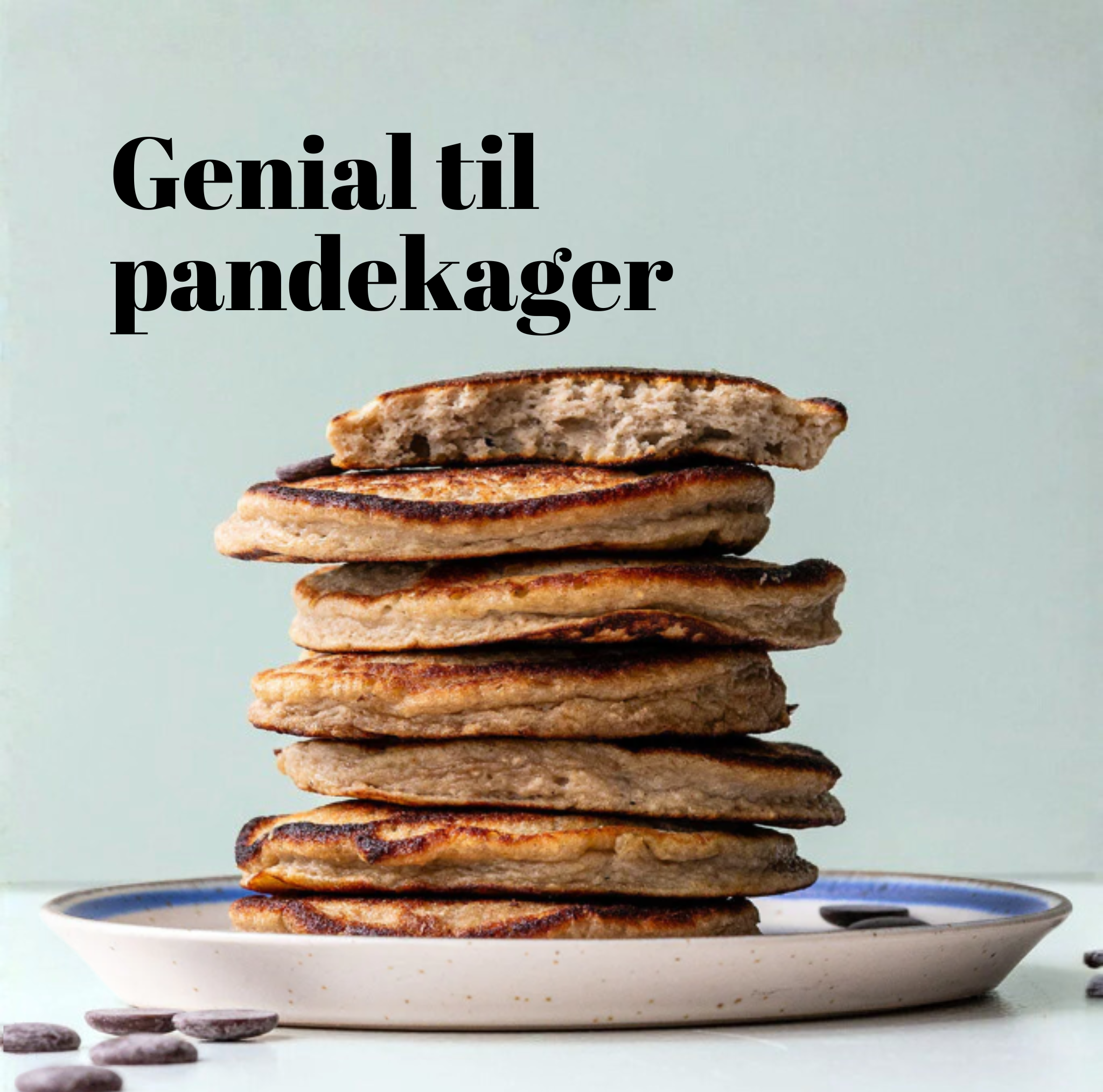 Planteprotein med vanilje er genial i pandekager