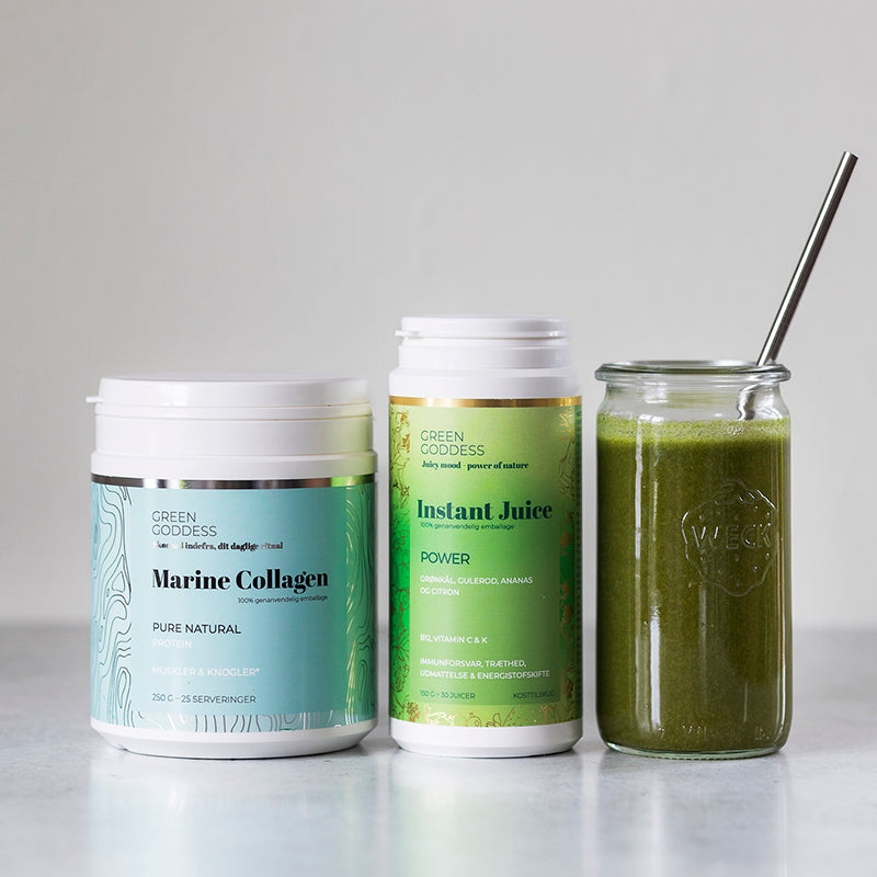 Sampakke: Power Instant Juice og Collagen Pure Natural