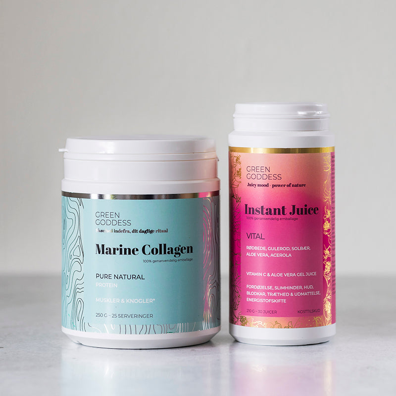 Sampakke: Vital Instant Juice og Collagen Pure Natural