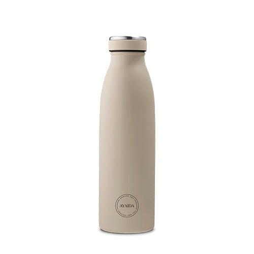 Ayaida Drikkeflaske Cream Beige 500 ml