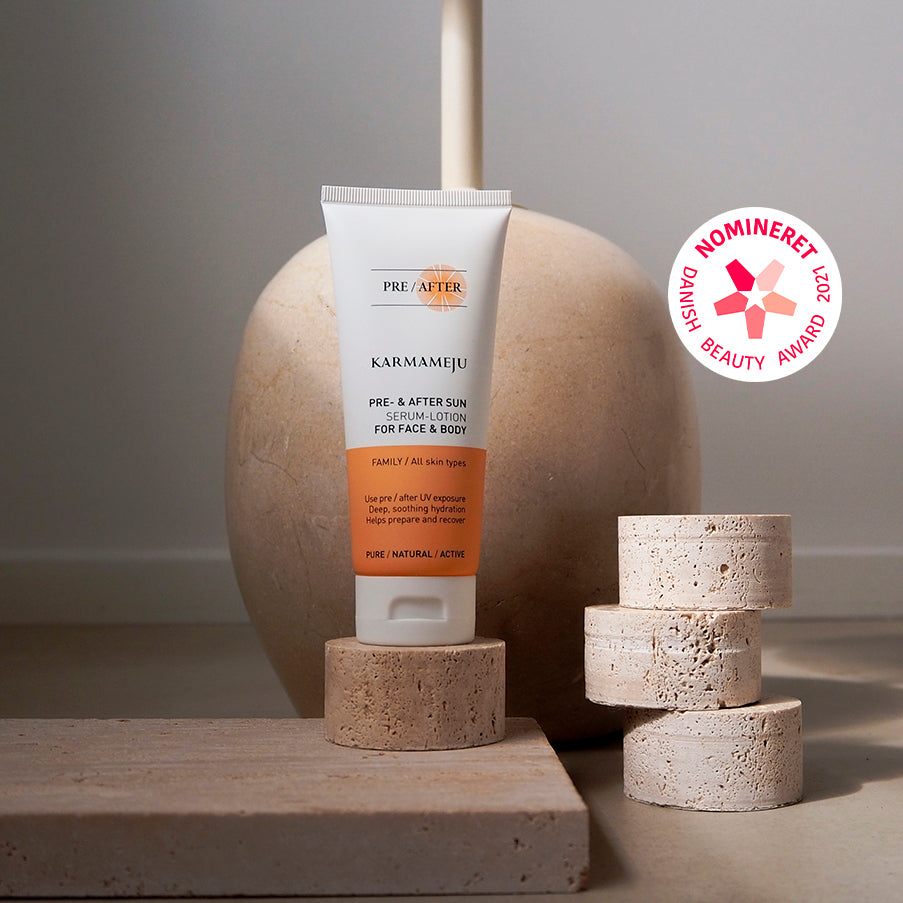 Karmameju Pre / Aftersun Serum-lotion 200 ml.