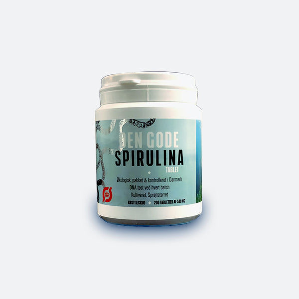 Green Machine Den Gode Spirulina Tablet Ø, 200 stk a 500 mg køb hos