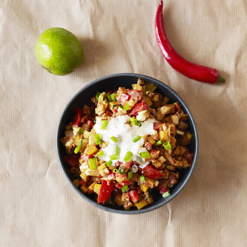Raw chili sin carne