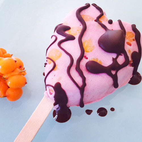 Hindbær N'ice Cream med Havtorn