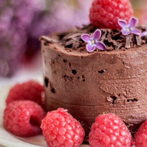 Chokolademousse kage