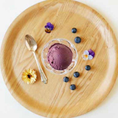 Blåbær-kanel-is