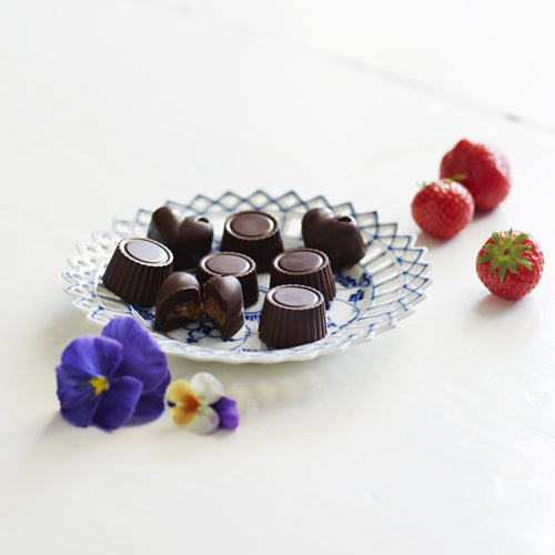 Fyldt chokoladeganache