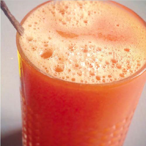 Citrusjuice med vanilje