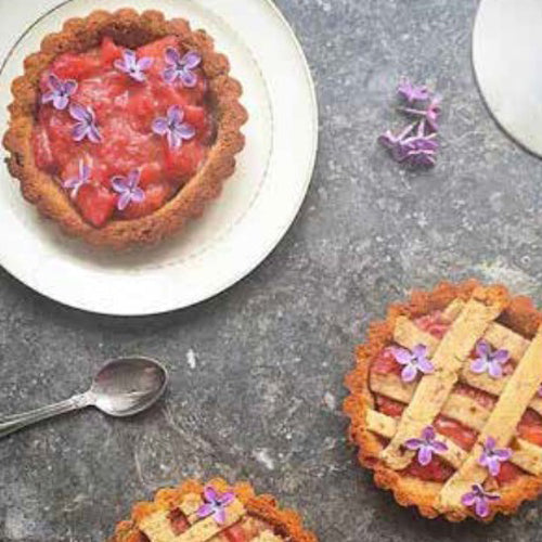 Rabarbertærte uden sukker og gluten