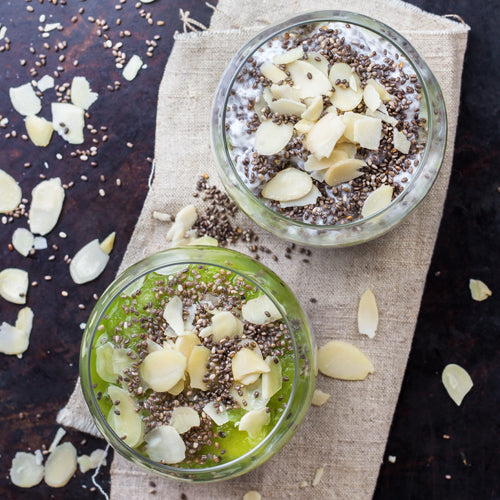 Chiagrød med kiwi