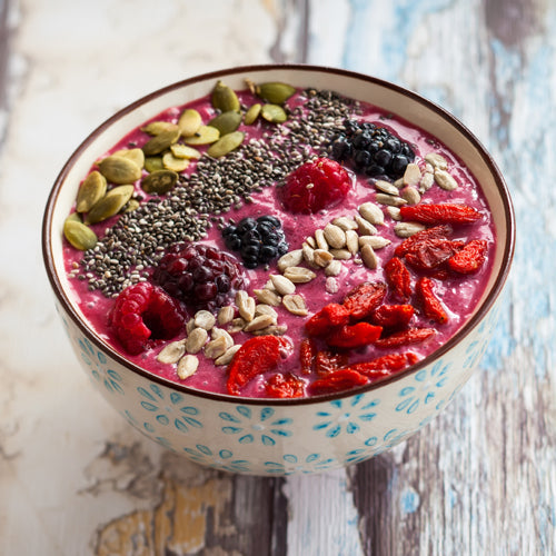 Aronia smoothie bowl