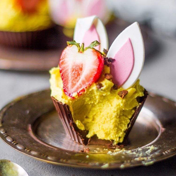 Passionsfrugt mousse i chokolade