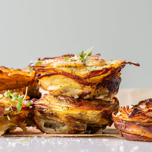 Potato stacks med krydderurter