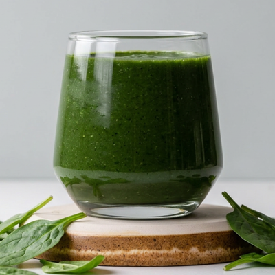 Julie Bruuns greenie med smoothie boosters
