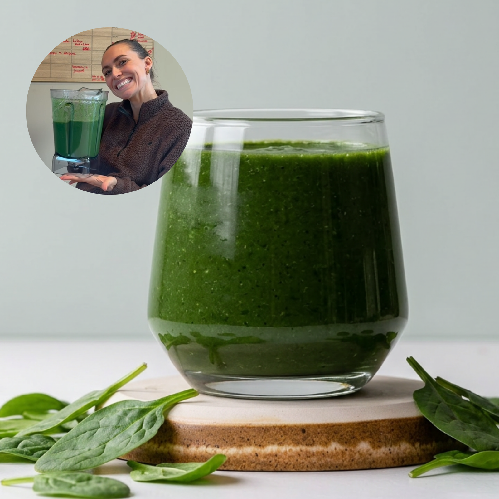 Julie Bruuns greenie med smoothie boosters