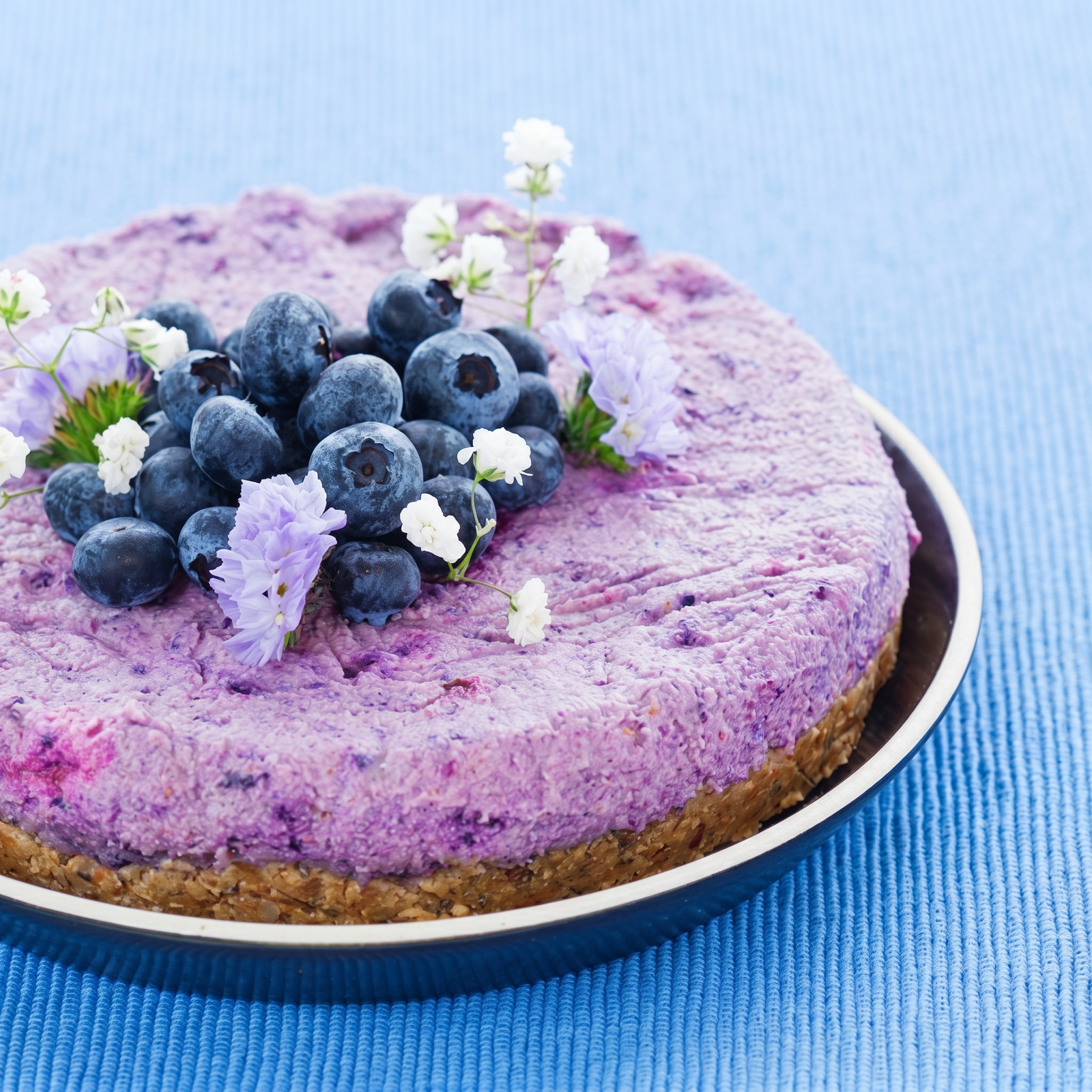 Blåbærdrøm rawcake
