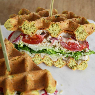 Falafel vafler