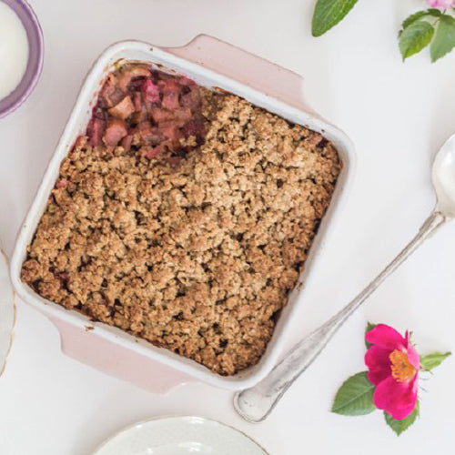 Rabarber crumble (glutenfri)