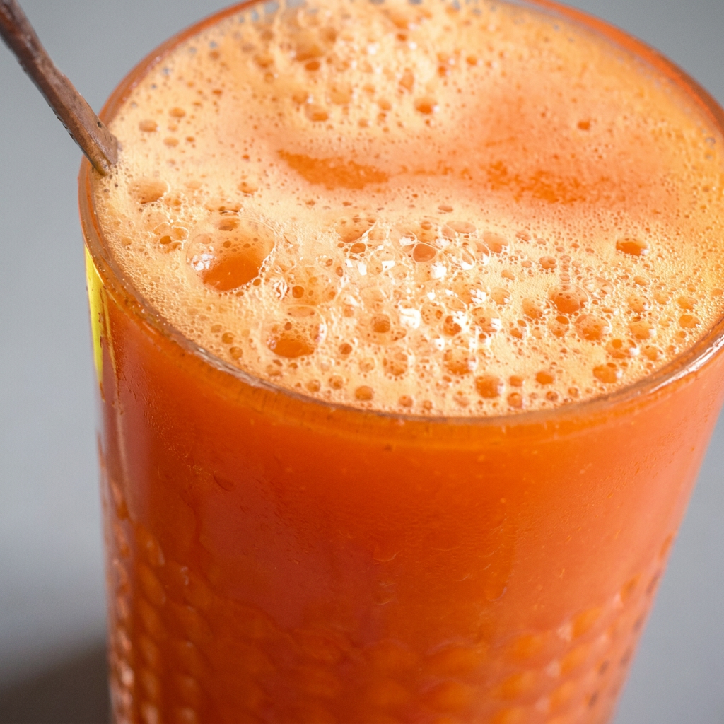 Citrusjuice med vanilje