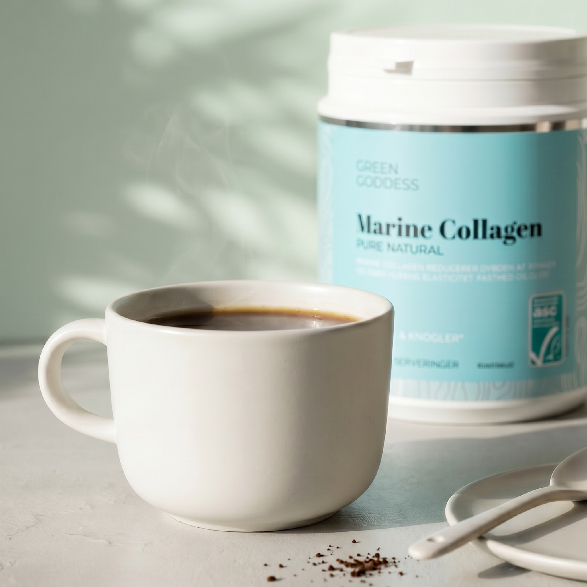 Collagen i kaffe