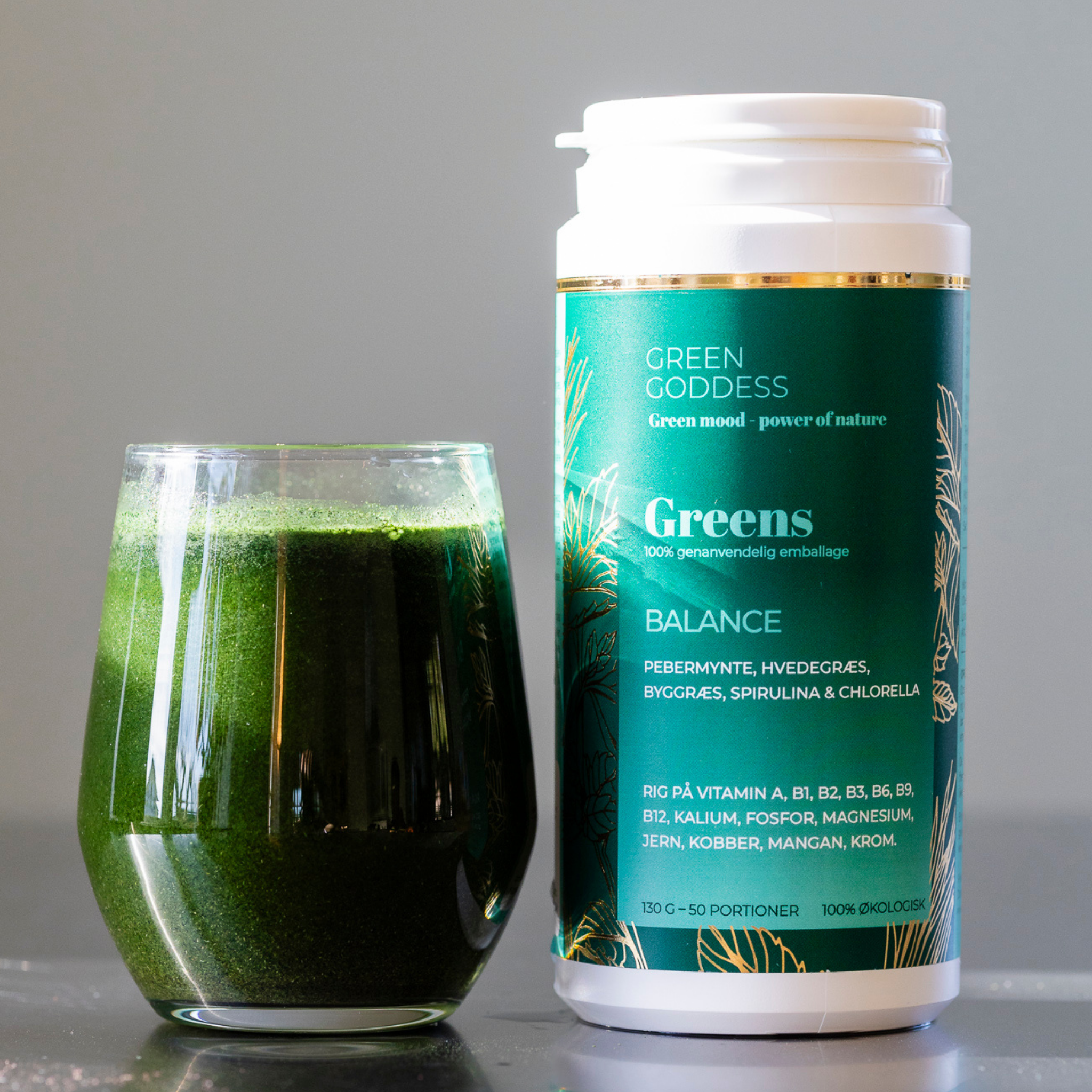 Greens med citron