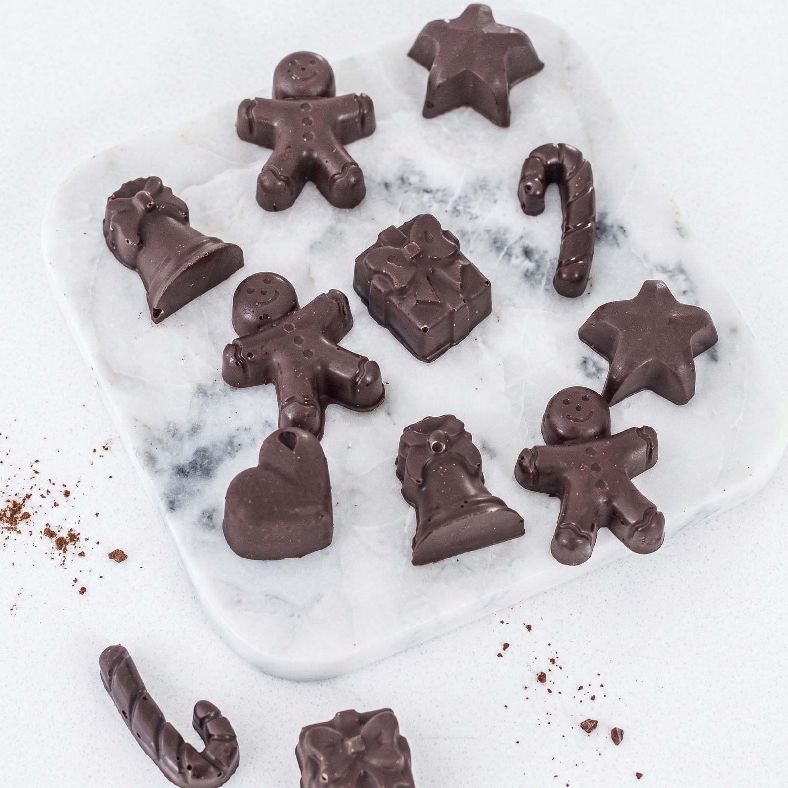 Raw chokolade med julekrydderier