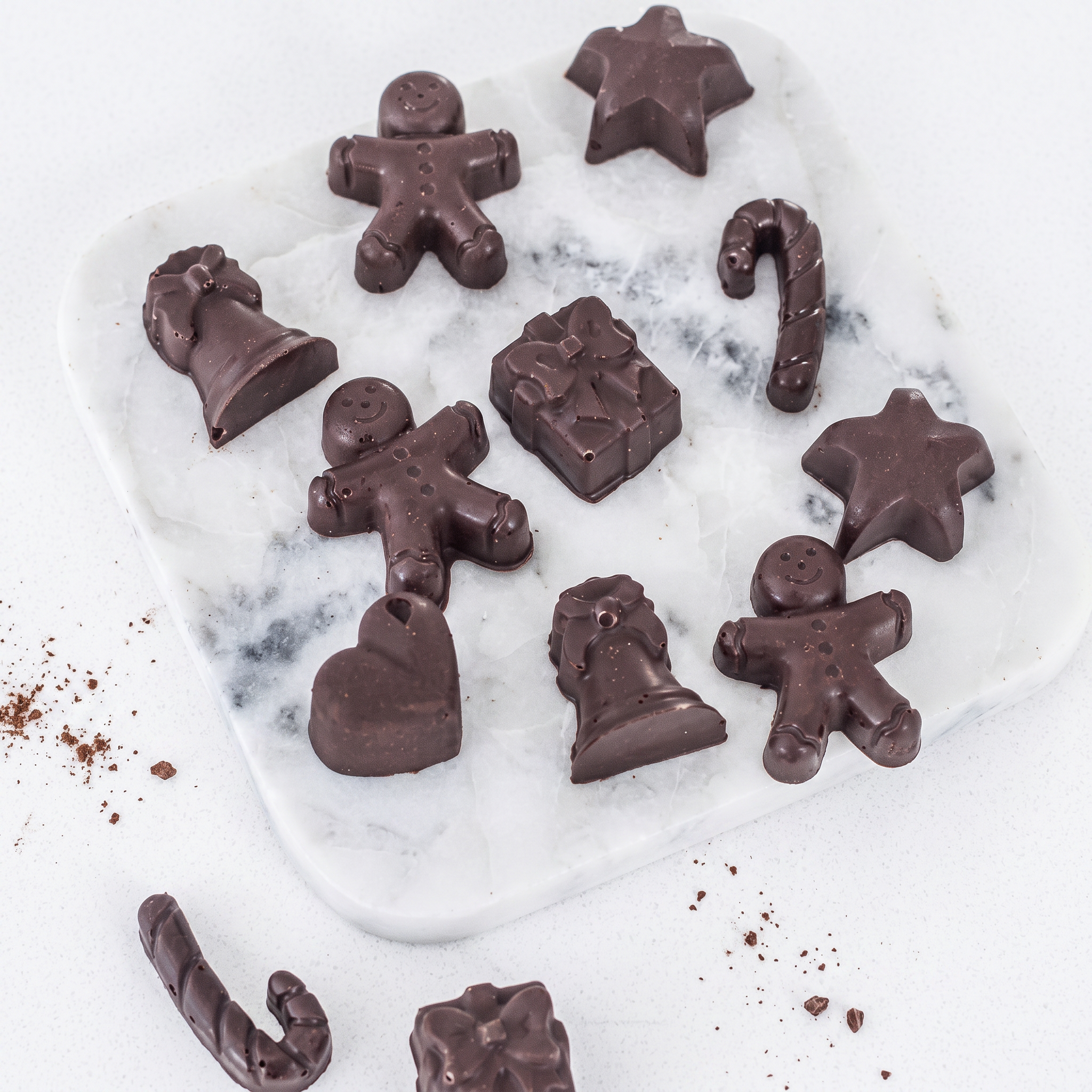 Raw chokolade med julekrydderier