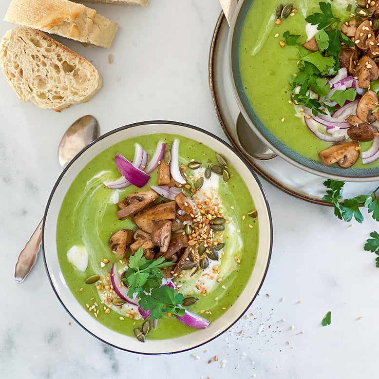 Cremet persillesuppe