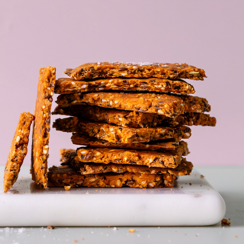 Protein knækbrød med paprika