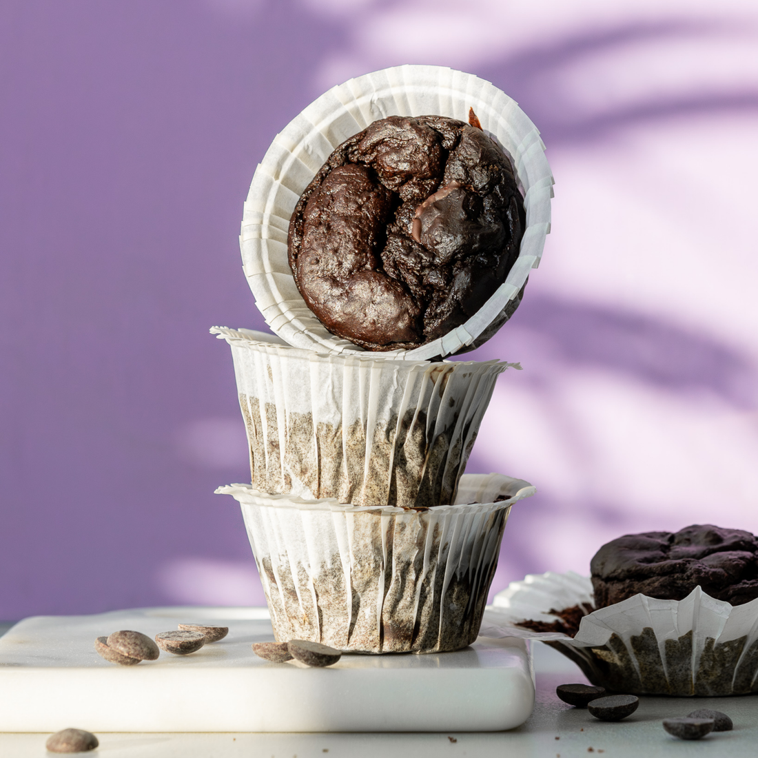 Protein brownie muffins