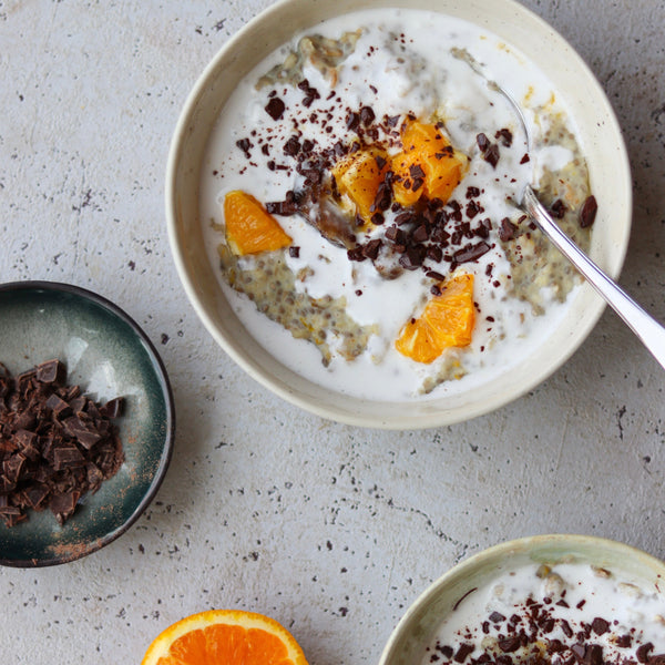 Proteingrød med choko/orange