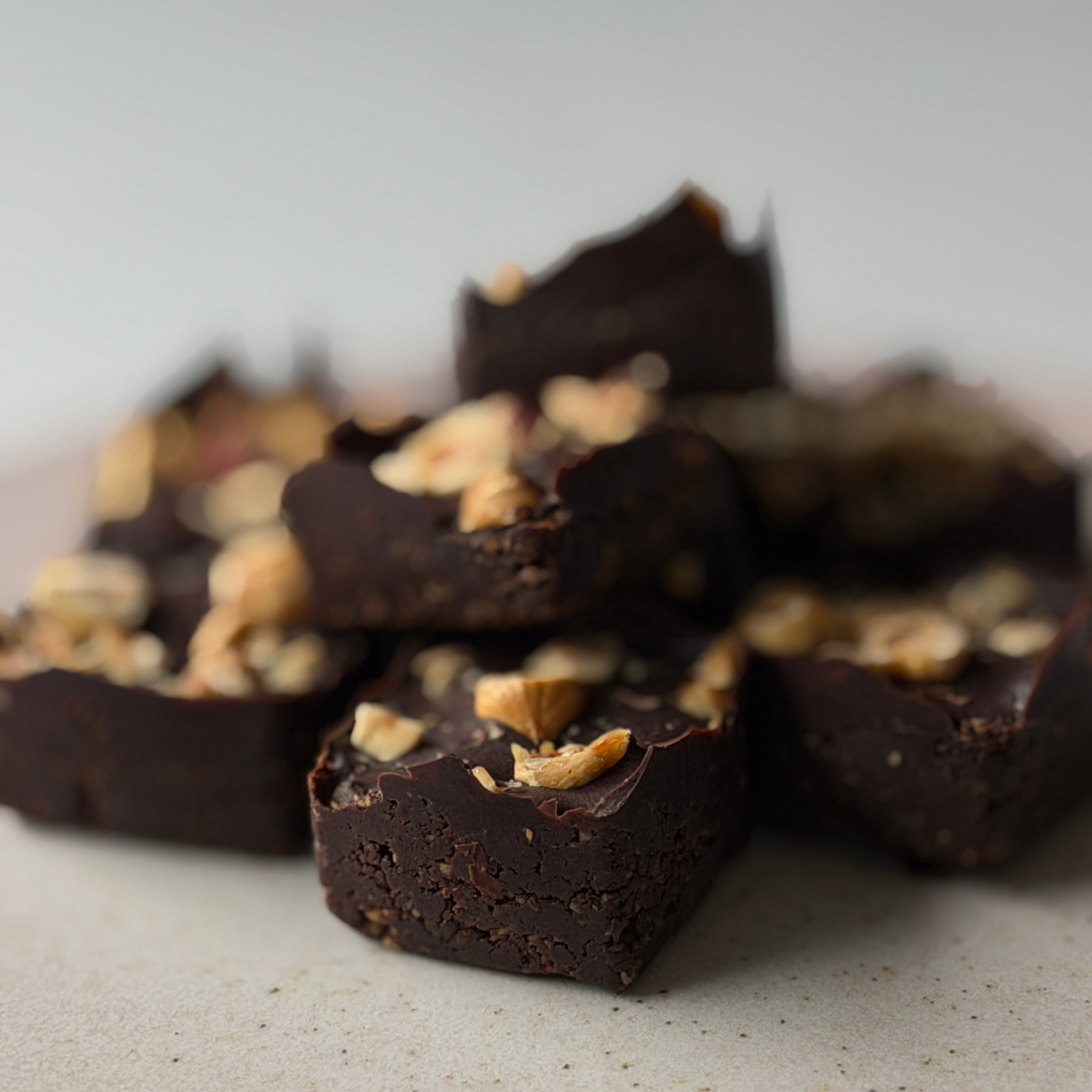 Proteinhapsere med espresso og hasselnødder