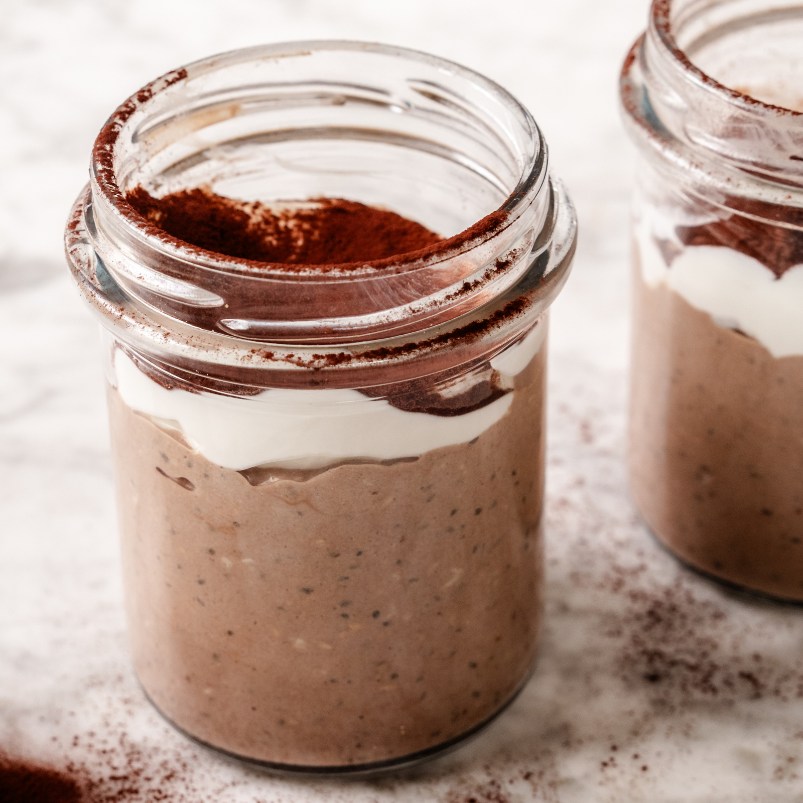Proteinrig tiramisu overnight oats