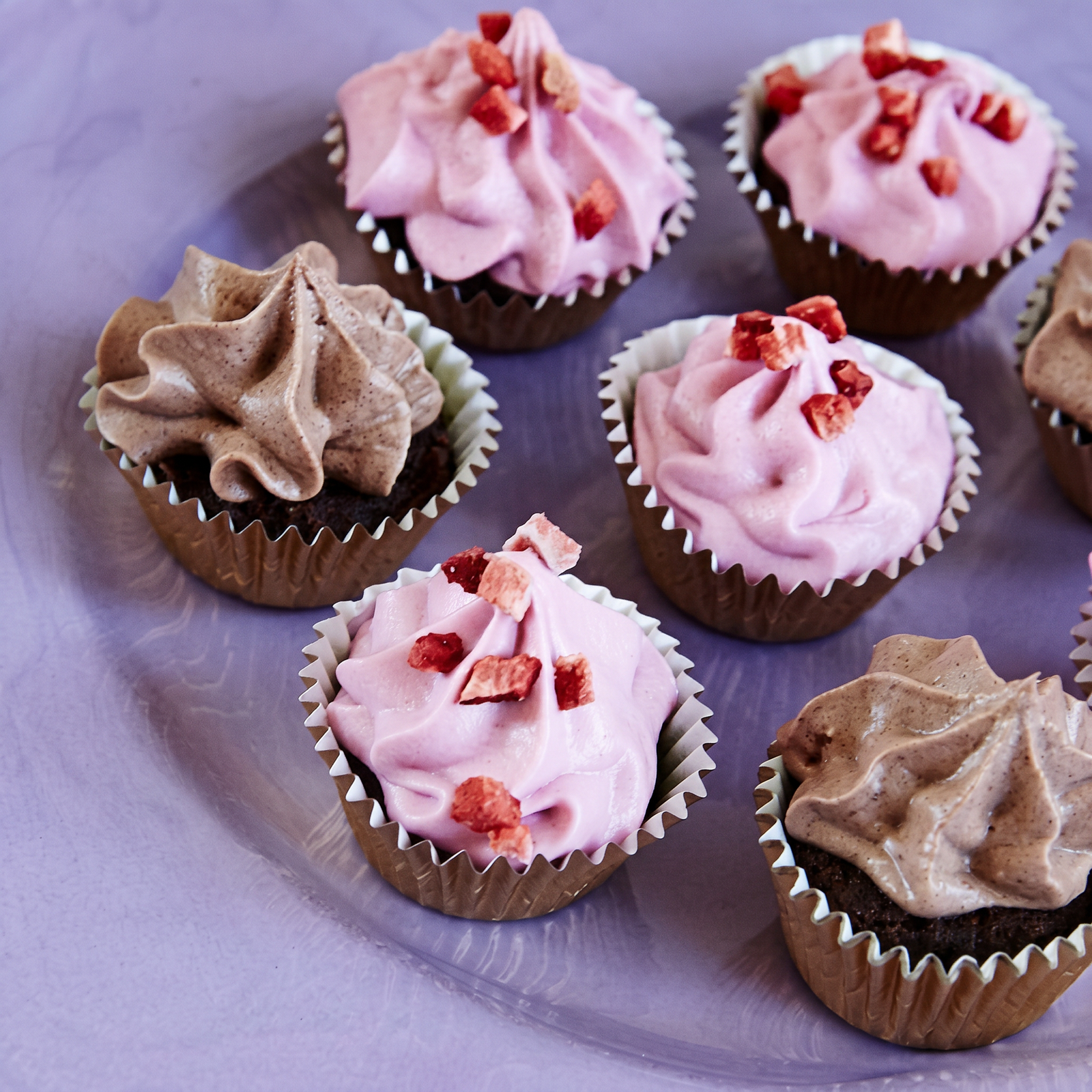 Proteinrige raw cup cakes
